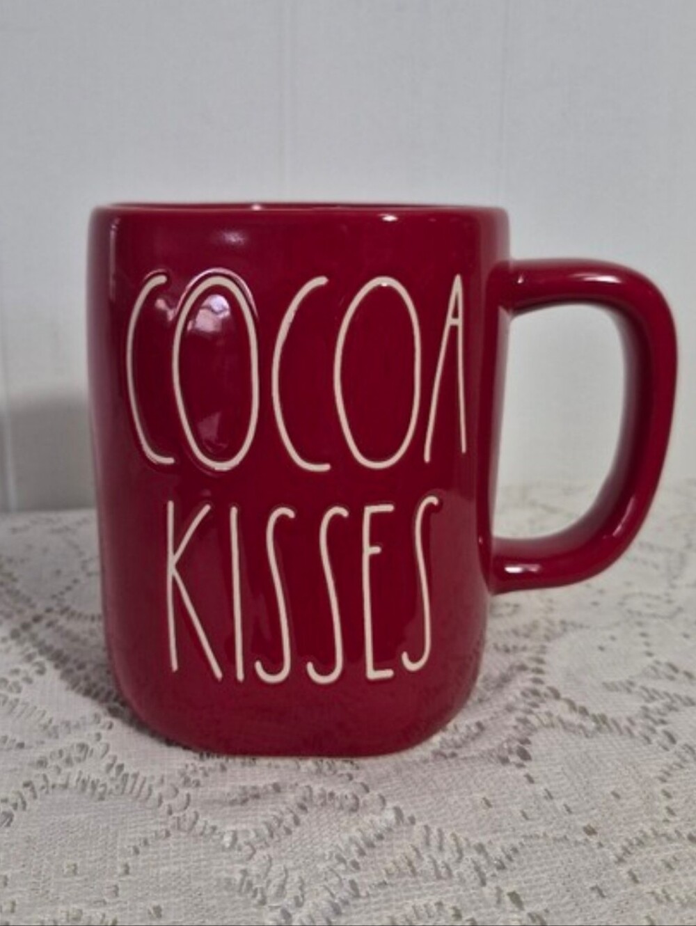 Rae Dunn Red Ceramic Mug